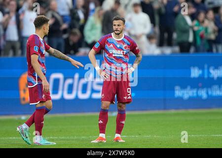 Aarhus, Danemark. 21 mai 2024. Match de Superliga entre l'AGF et le FC Copenhague au Ceres Park à Aarhus, mardi 21 mai 2024. (Photo : Bo Amstrup/Scanpix 2024) crédit : Ritzau/Alamy Live News Banque D'Images