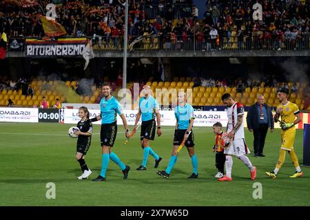 Benevento, Italie. 21 mai 2024. L'arbitre en action lors du match de football italien Lega Pro éliminatoire Benevento vs Torres. Crédit : Mario Taddeo/Alamy Live News Banque D'Images