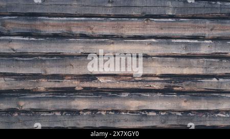 Ancien fond de mur en bois. Banque D'Images