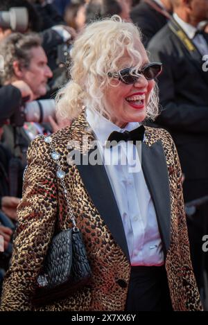 Cannes, France. 19 mai 2024. Ellen von Unwerth assiste au tapis rouge « Horizon : an American Saga » au 77e Festival de Cannes au Palais des Festivals. Crédit : SOPA images Limited/Alamy Live News Banque D'Images