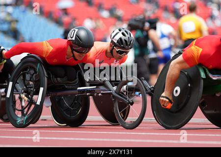 Hyogo, Japon. 22 mai 2024. Hiroki Kishizawa (JPN) Athlétisme : Championnats du monde de para Athlétisme masculin Kobe 2024 1500m T54 final au Kobe Universiade Memorial Stadium à Hyogo, Japon . Crédit : AFLO SPORT/Alamy Live News Banque D'Images