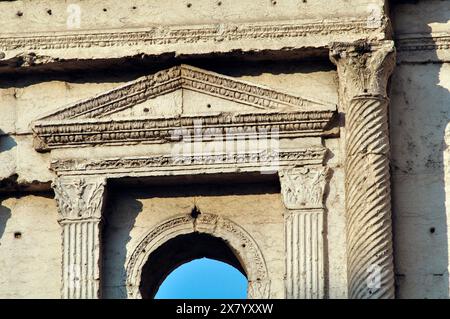 Italie, Vénétie, Vérone, Porta dei Borsari, ancienne porte romaine Banque D'Images