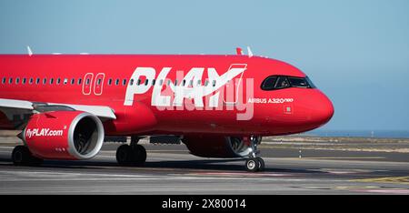 Tenerife, Espagne 4 mai 2024. Jouer Airbus A320-251N. Image d'un avion de la compagnie aérienne circulant à Tenerife Banque D'Images