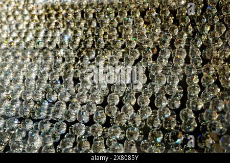 texture de cristal de verre tchèque abstrait comme beau fond Banque D'Images