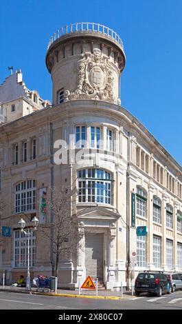 Toulon, France - 24 mars 2019 : le télégraphe est un lounge club de 500 m2 situé dans l'ancien bureau de poste près de l'opéra. Banque D'Images