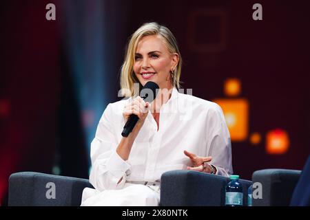 Charlize Theron le jeudi 16 mai 2024, dans le cadre du 4GAMECHANGERS Festival 2024, à Vienne, Autriche. - 20240516 PD10093 Banque D'Images