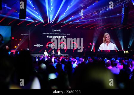 Charlize Theron le jeudi 16 mai 2024, dans le cadre du 4GAMECHANGERS Festival 2024, à Vienne, Autriche. , . Crédit : APA-PictureDesk/Alamy Live News Banque D'Images