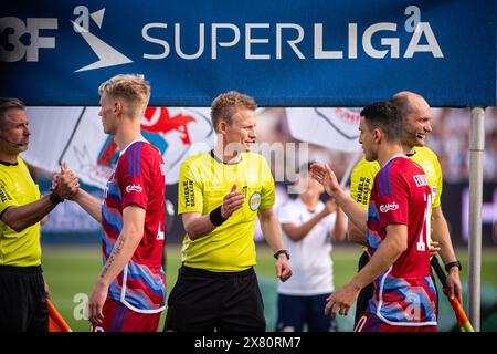 Aarhus, Danemark. 21 mai 2024. Arbitre Jorgen Daugbjerg vu lors du match de 3F Superliga entre Aarhus GF et le FC Copenhagen au Ceres Park à Aarhus. (Crédit photo : Gonzales photo/Alamy Live News Banque D'Images