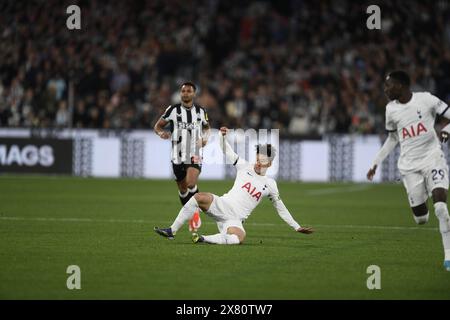 MELBOURNE, AUSTRALIE. 22 mai 2024. Sur la photo : L'attaquant de Tottenham Hotspur, son fils Heung-min (7 ans), en action lors de la semaine mondiale du football anglais des équipes de premier rang amicales au MCG de Melbourne. Crédit : Karl Phillipson/Alamy Live News Banque D'Images