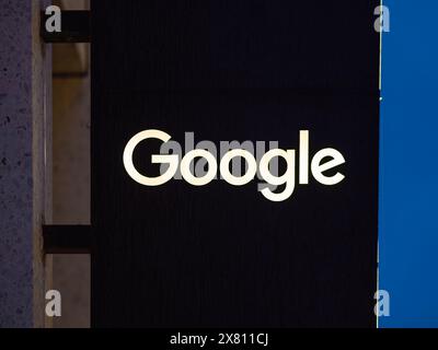 Zurich, Suisse - 16 mai 2024 : Google est une multinationale spécialisée dans les services et produits liés à Internet Banque D'Images