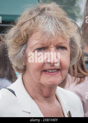 L'actrice anglaise Dame Penelope Keith au Guildford County Show. Mai 2018 Banque D'Images