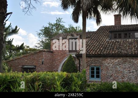 Casa Feliz lieu de mariage dans Winter Park Banque D'Images