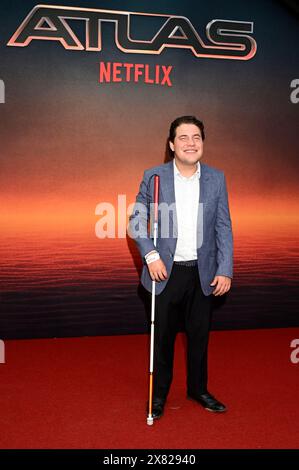 Mexico, Mexique. 21 mai 2024. Alexis Arroyo assiste au tapis rouge de l’événement des fans Atlas au Toreo Parque Central à Mexico, Mexique, le 21 mai 2024. (Photo de Carlos Tischler/Eyepix Group) (photo de Eyepix/NurPhoto) crédit : NurPhoto SRL/Alamy Live News Banque D'Images