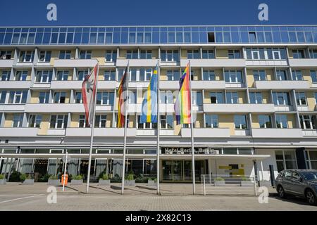 Hotel Berlin, Berlin, Rückseite zur Kurfürstenstraße, Tiergarten, Mitte, Berlin, Deutschland Banque D'Images