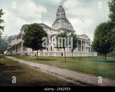 Athenaeum Hotel, Chautauqua, New York, vers 1898 Banque D'Images