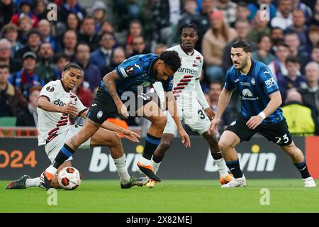 Dublin, Irlande. 22 mai 2024. Jose' dos Santos Ederson d'Atalanta lors du match de football de l'UEFA Europa League entre Atalanta BC et Bayer Leverkusen à Dublin Arena - Irlande - mercredi 22 mai 2024. Sport - Soccer . (Photo de Spada/LaPresse) crédit : LaPresse/Alamy Live News Banque D'Images