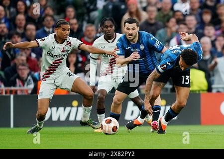 Dublin, Irlande. 22 mai 2024. Jose' dos Santos Ederson d'Atalanta lors du match de football de l'UEFA Europa League entre Atalanta BC et Bayer Leverkusen à Dublin Arena - Irlande - mercredi 22 mai 2024. Sport - Soccer . (Photo de Spada/LaPresse) crédit : LaPresse/Alamy Live News Banque D'Images