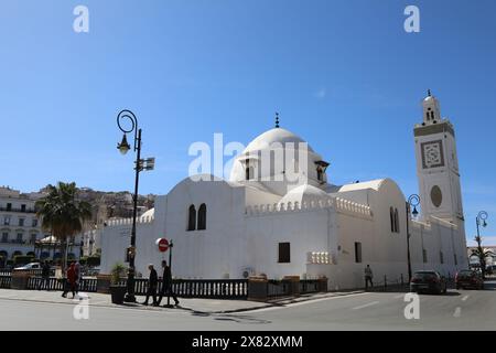 Mosquée des pêcheurs à Alger Banque D'Images