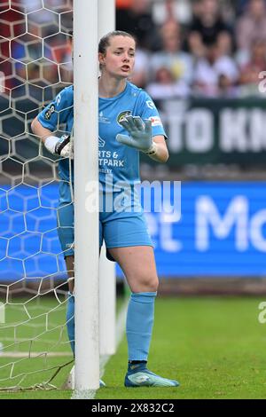 La gardienne Diede Lemey (1) de Fortuna Sittard photographiée lors d'un match de football féminin entre Ajax Amsterdam vrouwen et Fortuna Sittard lors de la finale de la Toto KNVB Beker Cup , le mercredi 20 mai 2024 à Tilburg , pays-Bas . PHOTO SPORTPIX | David Catry Banque D'Images