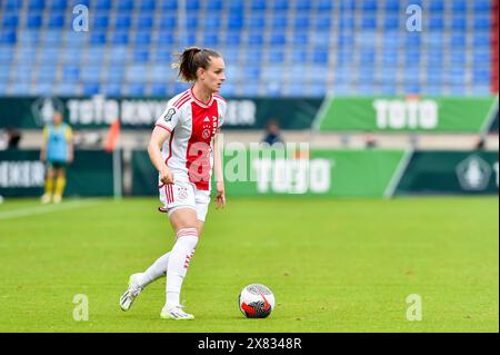 Timburg, pays-Bas. 20 mai 2024. Bente Jansen (17 ans) d'Ajax Vrouwen photographiée lors d'un match de football féminin entre Ajax et Fortuna Sittard lors de la finale de la coupe féminine KNVB, le 20 mai 2024 à Timburg, aux pays-Bas . PHOTO Adelina Cobos crédit : Sportpix/Alamy Live News Banque D'Images