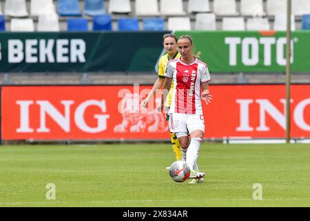 Timburg, pays-Bas. 20 mai 2024. Rosa van Gool (21 ans) d'Ajax Vrouwen photographiée lors d'un match de football féminin entre Ajax et Fortuna Sittard lors de la finale de la coupe féminine KNVB, le 20 mai 2024 à Timburg, aux pays-Bas . PHOTO Adelina Cobos crédit : Sportpix/Alamy Live News Banque D'Images