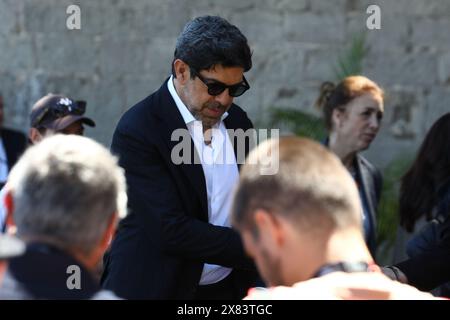 22 mai 2024, Cannes, Côte D'azur, France : PIERFRANCESCO FAVINO arrive au déjeuner de presse du jury lors du 77e Festival annuel de Cannes au Palais des Festivals de Cannes, France (crédit image : © Mickael Chavet/ZUMA Press Wire) USAGE ÉDITORIAL SEULEMENT! Non destiné à UN USAGE commercial ! Banque D'Images