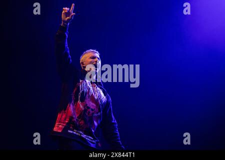 Madison, États-Unis. 21 mai 2024. Le rappeur Ekoh (Jeff Thompson) au Sylvee le 21 mai 2024, à Madison, Wisconsin (photo de Daniel DeSlover/Sipa USA) crédit : Sipa USA/Alamy Live News Banque D'Images