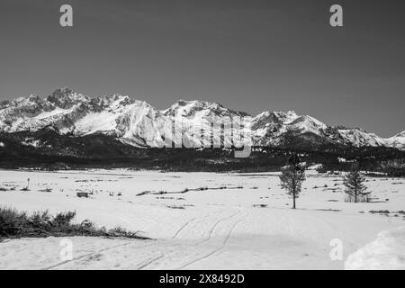 Hiver dans les dents de scie Banque D'Images