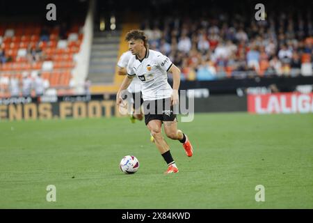 Sergi Canos de l'équipe Valencia CF Banque D'Images