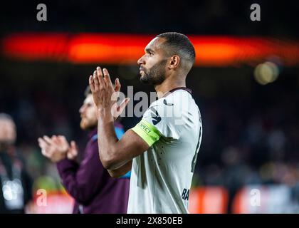 Dublin, Irlande. 23 mai 2024. Dublin, Aviva Stadium, 23.05.2024 : Jonathan Tah de Leverkusen déçu après la finale de l'Europaleague Bayer 04 Leverkusen v. Atalanta Bergamo. Crédit : Mika Volkmann/Alamy Live News Banque D'Images