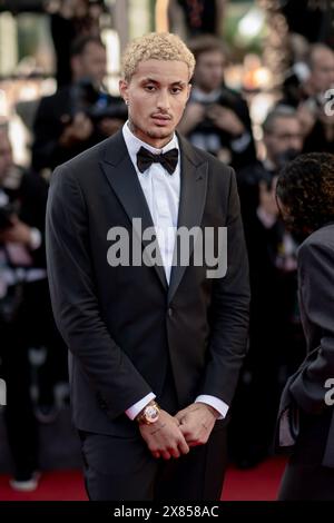 Cannes, France. 22 mai 2024. Kyle Kuzma assiste au tapis rouge du Comte de Monte-Cristo au 77e Festival de Cannes au Palais des Festivals le 22 mai 2024 à Cannes, France crédit : BTWImages/Alamy Live News Banque D'Images