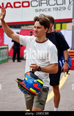 Monte Carlo, Monaco. 23 mai 2024. Oscar Piastri (AUS) McLaren. Championnat du monde de formule 1, Rd 8, Grand Prix de Monaco, jeudi 23 mai 2024. Monte Carlo, Monaco. Crédit : James Moy/Alamy Live News Banque D'Images