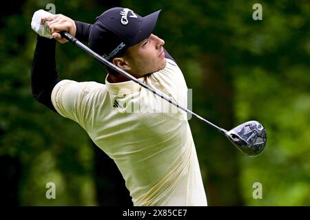 Schilde, Belgique. 23 mai 2024. Matthew Jordan photographié lors de la première manche (1/4) du tournoi de golf Soudal Open DP World Tour 2024, à Schilde, jeudi 23 mai 2024. Le Soudal Open 2024 se déroule du 23 au 26 mai au Rinkven Golf Club de Schilde. BELGA PHOTO DIRK WAEM crédit : Belga News Agency/Alamy Live News Banque D'Images