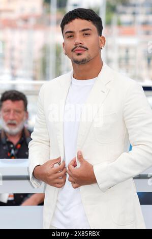 Iago Xavier beim Photocall zum Kinofilm 'Motel Destino' auf dem Festival de Cannes 2024 / 77. Internationale Filmfestspiele von Cannes am Palais des Festivals. Cannes, 23.05.2024 Banque D'Images