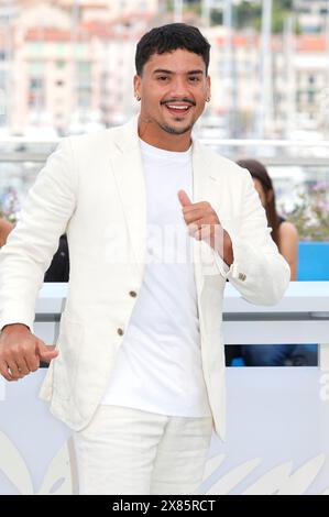 Iago Xavier beim Photocall zum Kinofilm 'Motel Destino' auf dem Festival de Cannes 2024 / 77. Internationale Filmfestspiele von Cannes am Palais des Festivals. Cannes, 23.05.2024 Banque D'Images