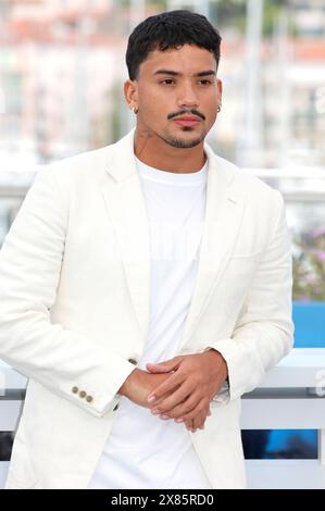 Iago Xavier beim Photocall zum Kinofilm 'Motel Destino' auf dem Festival de Cannes 2024 / 77. Internationale Filmfestspiele von Cannes am Palais des Festivals. Cannes, 23.05.2024 Banque D'Images