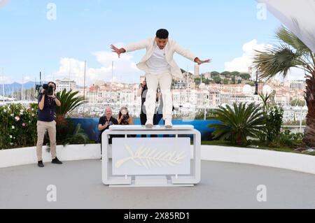 Iago Xavier beim Photocall zum Kinofilm 'Motel Destino' auf dem Festival de Cannes 2024 / 77. Internationale Filmfestspiele von Cannes am Palais des Festivals. Cannes, 23.05.2024 Banque D'Images