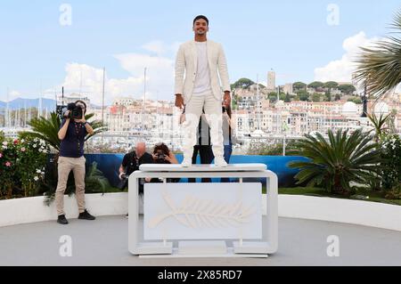 Iago Xavier beim Photocall zum Kinofilm 'Motel Destino' auf dem Festival de Cannes 2024 / 77. Internationale Filmfestspiele von Cannes am Palais des Festivals. Cannes, 23.05.2024 Banque D'Images