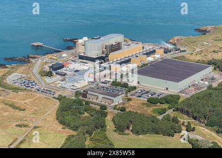 Centrale électrique de Wylfa Anglesey Nord du pays de Galles Banque D'Images