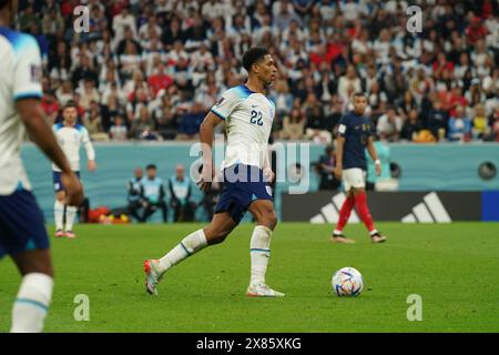 Doha, Qatar. 10e. Décembre 2022. Jude Bellingham lors du match entre France vs Angleterre, quarts de finale, Coupe du monde de la FIFA Qatar 2022. Banque D'Images