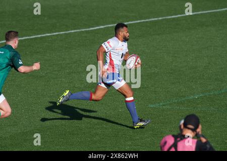 Ancien international australien, Will Genia lors d'un match de Japan Rugby League One entre les Dynaboars de Sagamihara et les Liners de Hanazono Kintetsu Banque D'Images