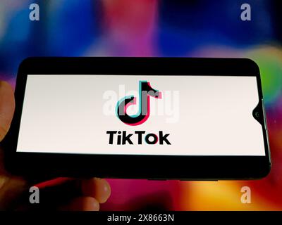 SUQIAN, CHINE - 24 MAI 2024 - TikTok licencie des employés cette semaine, Suqian, province du Jiangsu, Chine, 23 mai 2024. Banque D'Images