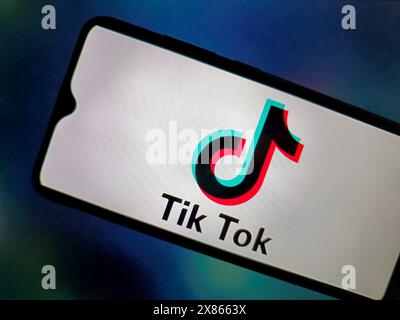 SUQIAN, CHINE - 24 MAI 2024 - TikTok licencie des employés cette semaine, Suqian, province du Jiangsu, Chine, 23 mai 2024. Banque D'Images