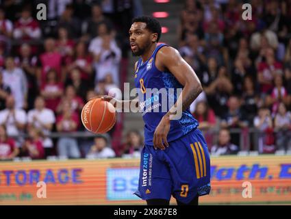 Bonn, Deutschland. 21 mai 2024. Sterling Brown (Alba), Telekom Baskets Bonn vs Alba Berlin, easyCredit BBL, 3. Viertelfinale, Bonn, 21.05.2024. Crédit : Juergen Schwarz/Alamy Live News Banque D'Images