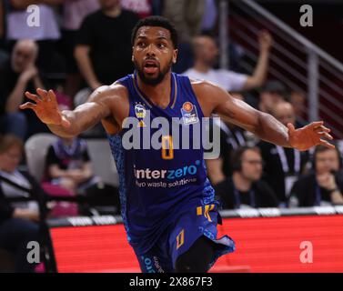 Bonn, Deutschland. 21 mai 2024. Sterling Brown (Alba), Telekom Baskets Bonn vs Alba Berlin, easyCredit BBL, 3. Viertelfinale, Bonn, 21.05.2024. Crédit : Juergen Schwarz/Alamy Live News Banque D'Images