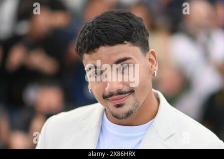 Cannes, France. 23 mai 2024. Iago Xavier présent au Motel Destino Photocall dans le cadre du 77ème Festival International du film de Cannes à Cannes, France, le 23 mai 2024. Photo Aurore MARECHAL/ABACAPRESS. COM Credit : Abaca Press/Alamy Live News Banque D'Images