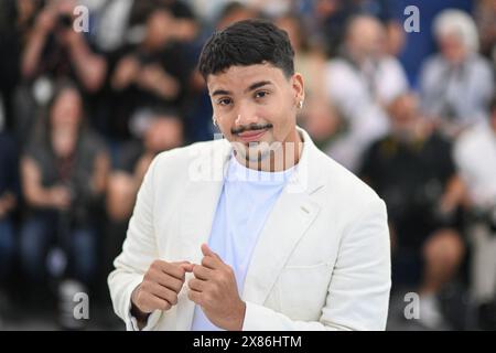 Cannes, France. 23 mai 2024. Iago Xavier présent au Motel Destino Photocall dans le cadre du 77ème Festival International du film de Cannes à Cannes, France, le 23 mai 2024. Photo Aurore MARECHAL/ABACAPRESS. COM Credit : Abaca Press/Alamy Live News Banque D'Images