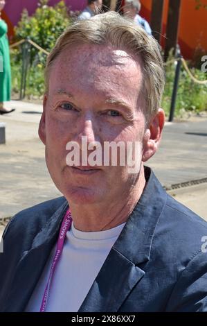 Frank Gardner au RHS Chelsea Flower Show 2024 au Royal Hospital, Chelsea, Londres, SW3 4SR le lundi 20 mai 2024, lors du VIP & Press Day. 20 mai 20 Banque D'Images