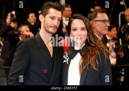 Pierre Niney und Anais Demoustier BEI der Premiere des Kinofilms 'le Comte de Monte-Cristo' auf dem Festival de Cannes 2024 / 77. Internationale Filmfestspiele von Cannes im Palais des Festivals. Cannes, 22.05.2024 Banque D'Images