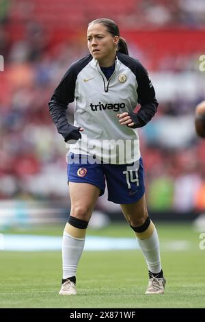 Manchester United Women v Chelsea Women’s Super League féminine. 18.5.24 Old Trafford. ANGLETERRE - mai 18.4.24 Fran Kirby de Chelsea lors du match de Super League féminin entre Manchester United et Chelsea à Old Trafford Manchester le 18 mai 2024 à Manchester en Angleterre. Banque D'Images